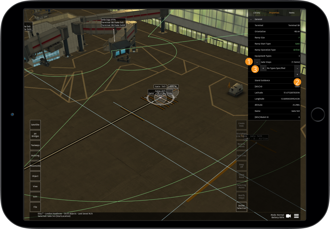 Image 8.2.2.1 - Adding Gate Stops