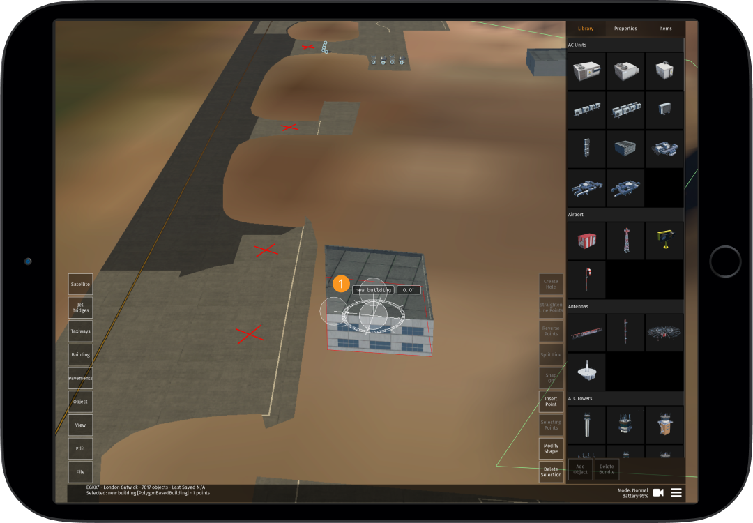 Image 9.1.3.1 - Changing Building Orientation
