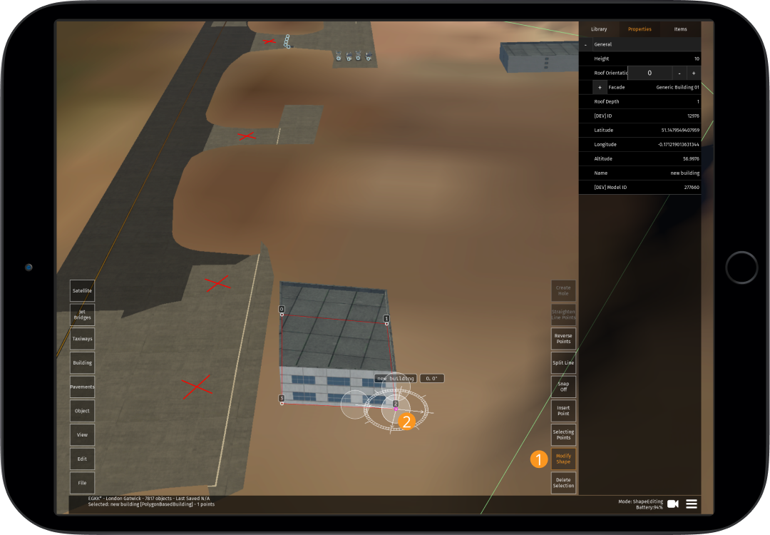 Image 6.1.2.1 - Editing Pavements