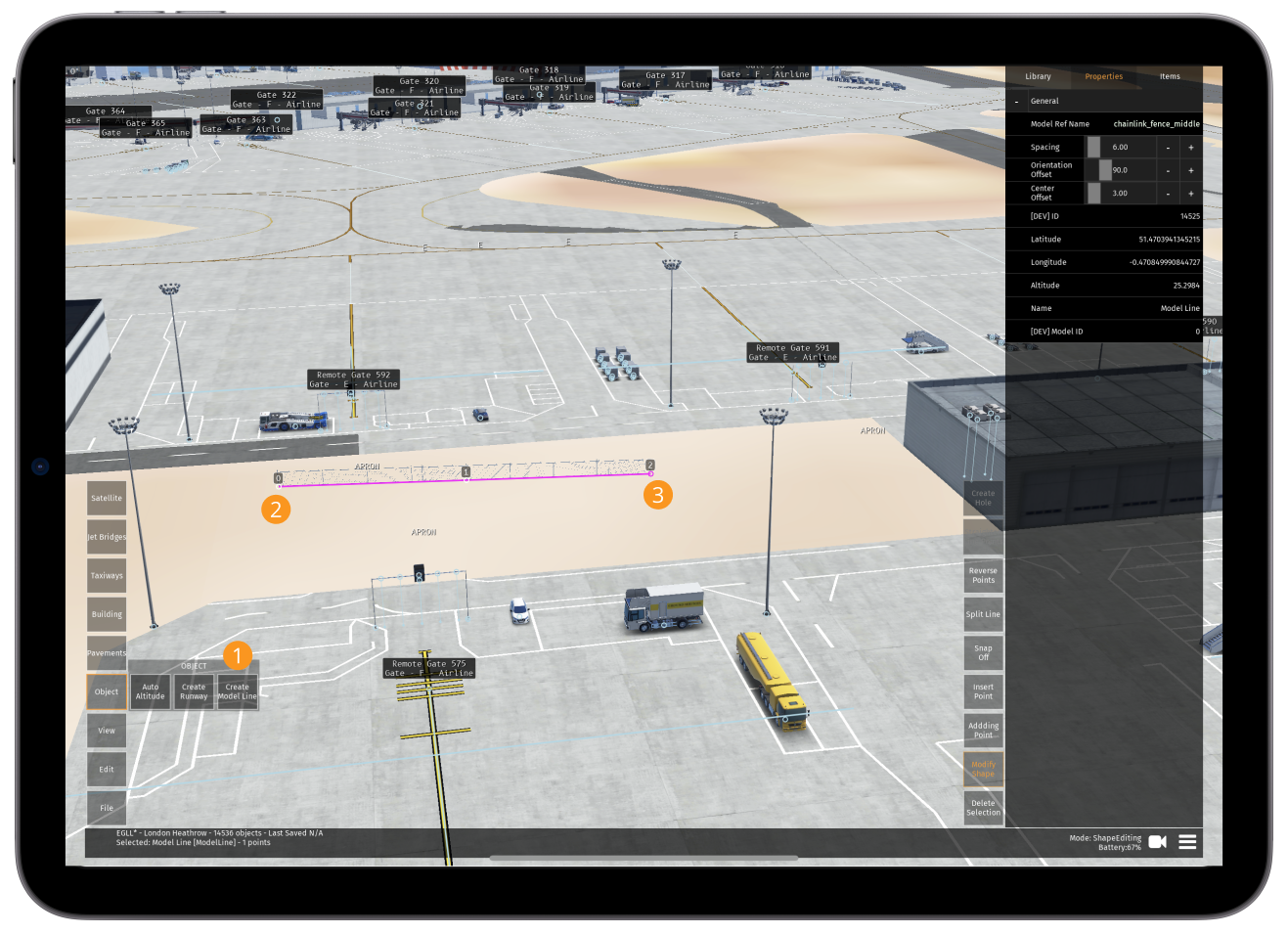 Image 10.5.2.1 - Creating a Model Line