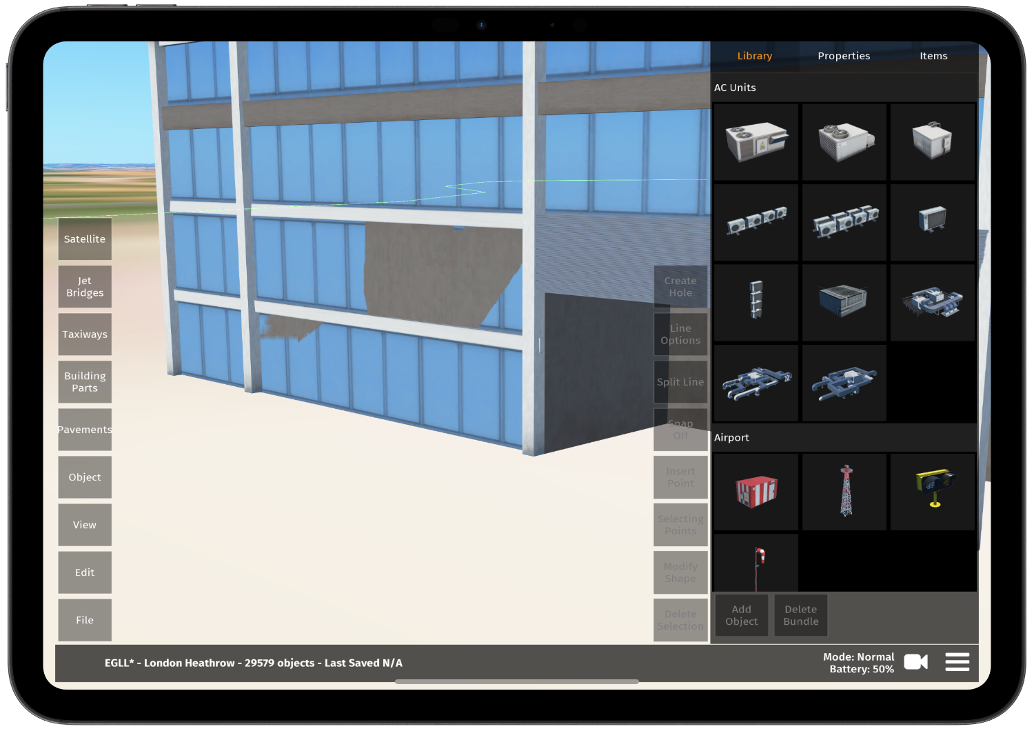 Example of Overlapping Building Parts