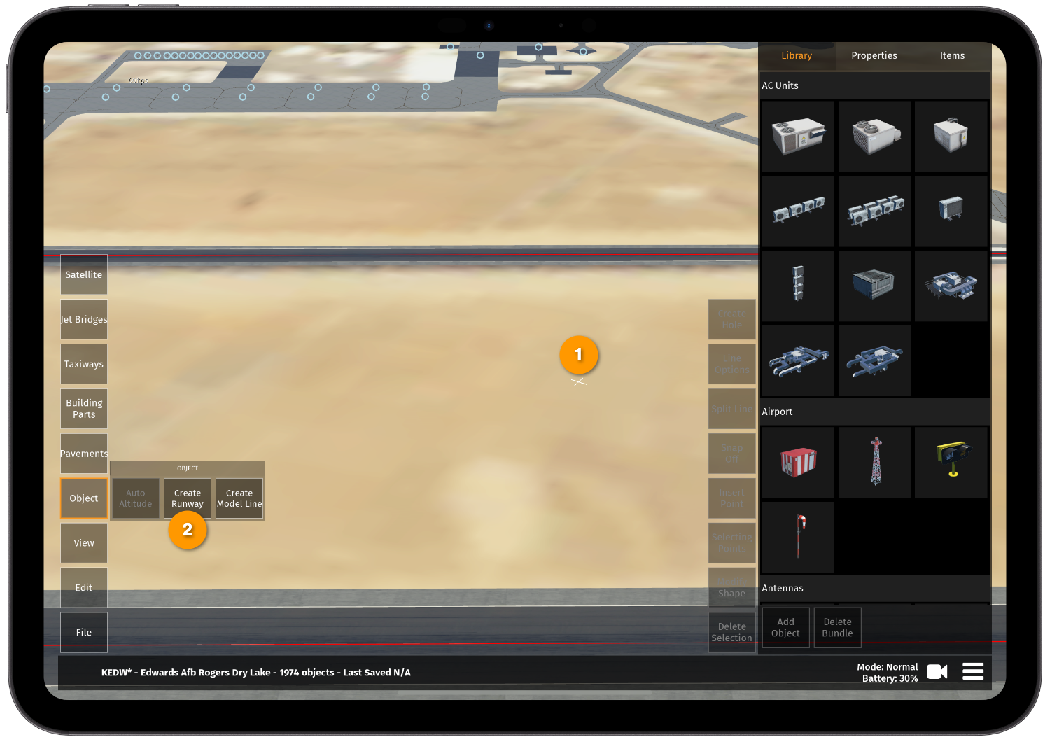 Image 5.1.1.1 - Creating a Runway