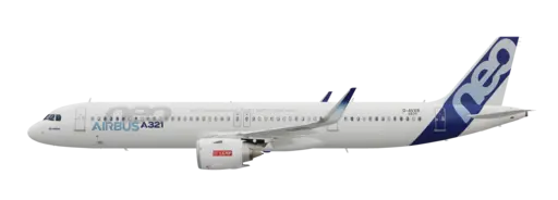 Airbus livery on the Airbus A321 NEO