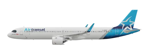 Air Transat livery on the Airbus A321 NEO