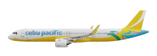 Cebu Pacific livery on the Airbus A321neo