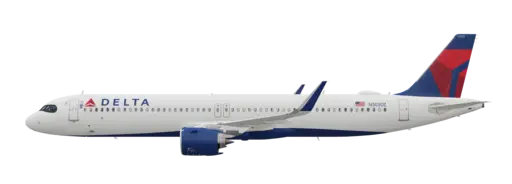 Delta Air Lines livery on the Airbus A321neo