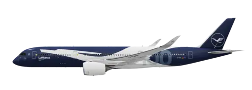 Lufthansa 100 Years livery on the Airbus A350-900