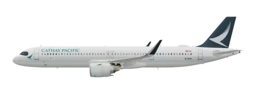 Cathay Pacific livery on the Airbus A321 NEO