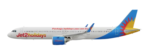 Jet2 livery on the Airbus A321neo