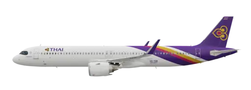 Thai Airways livery on the Airbus A321neo