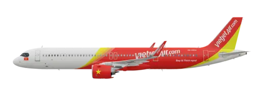 VietJet Air livery on the Airbus A321neo